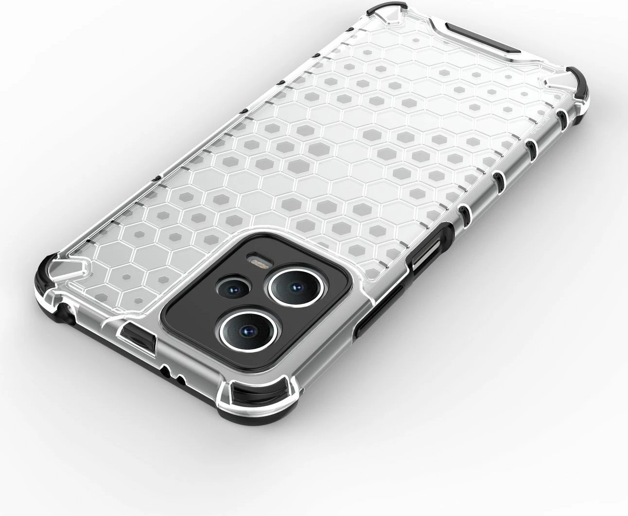 Mbështjellës Hurtel Honeycomb për Xiaomi Redmi Note 12 5G / Poco X5 5G, i zi