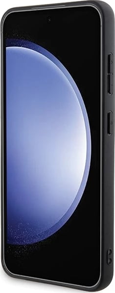 Mbështjellës BMW Leather Carbon për Samsung Galaxy S24, i zi