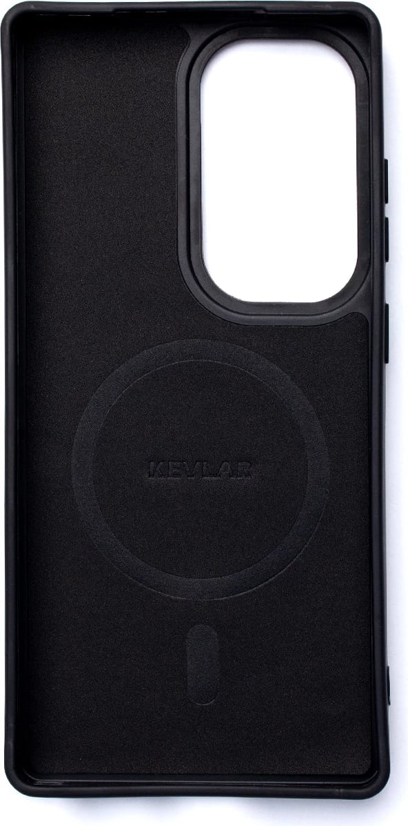 Mbështjellës Wozinsky Carbon Fiber me MagSafe për Samsung Galaxy S25, i zi