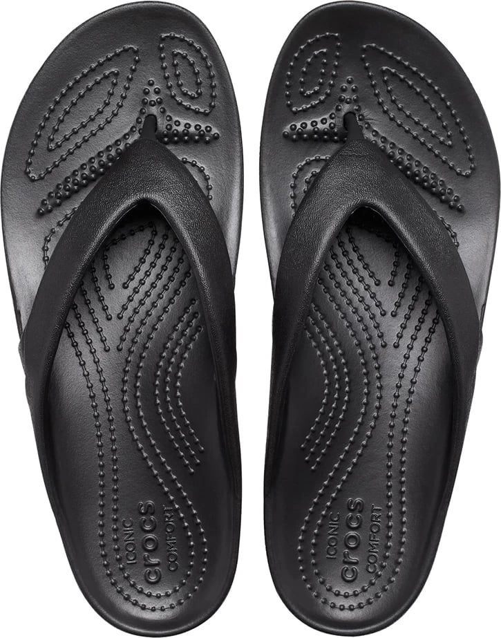 Flip-flopa për femra Crocs, të zeza