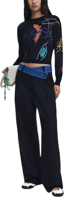 Xhemper femra Desigual, i zi