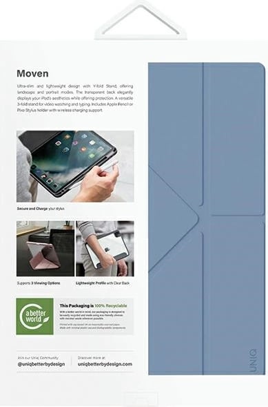 Mbështjellës tablet UNIQ Moven për iPad Air 13" (2024), Kaltër