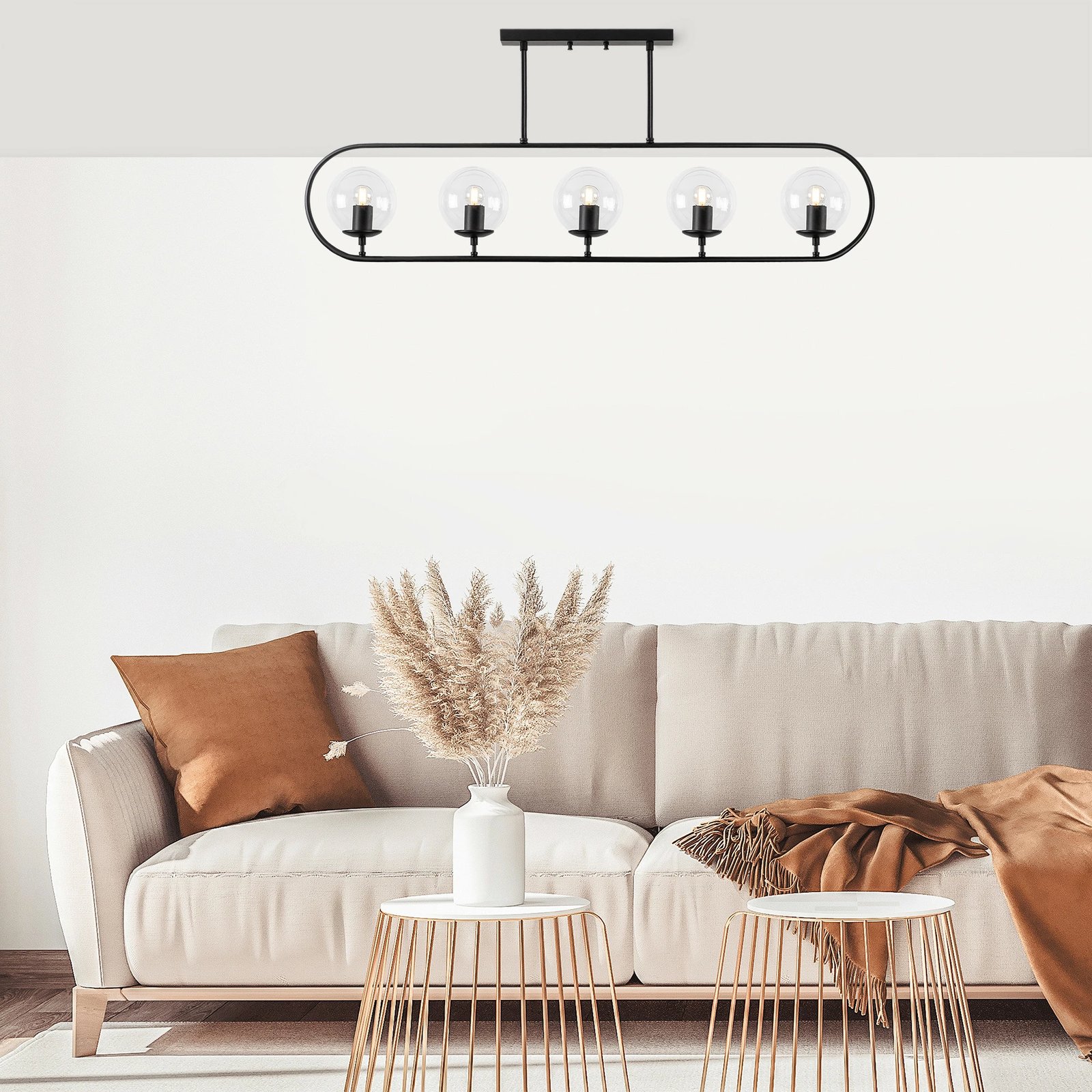 Llambë tavani Opviq, Jewel - 10616, e zezë