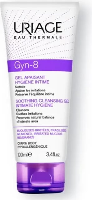 Xhel pastrues për higjienë intime Uriage Gyn-8 unisex 100ml