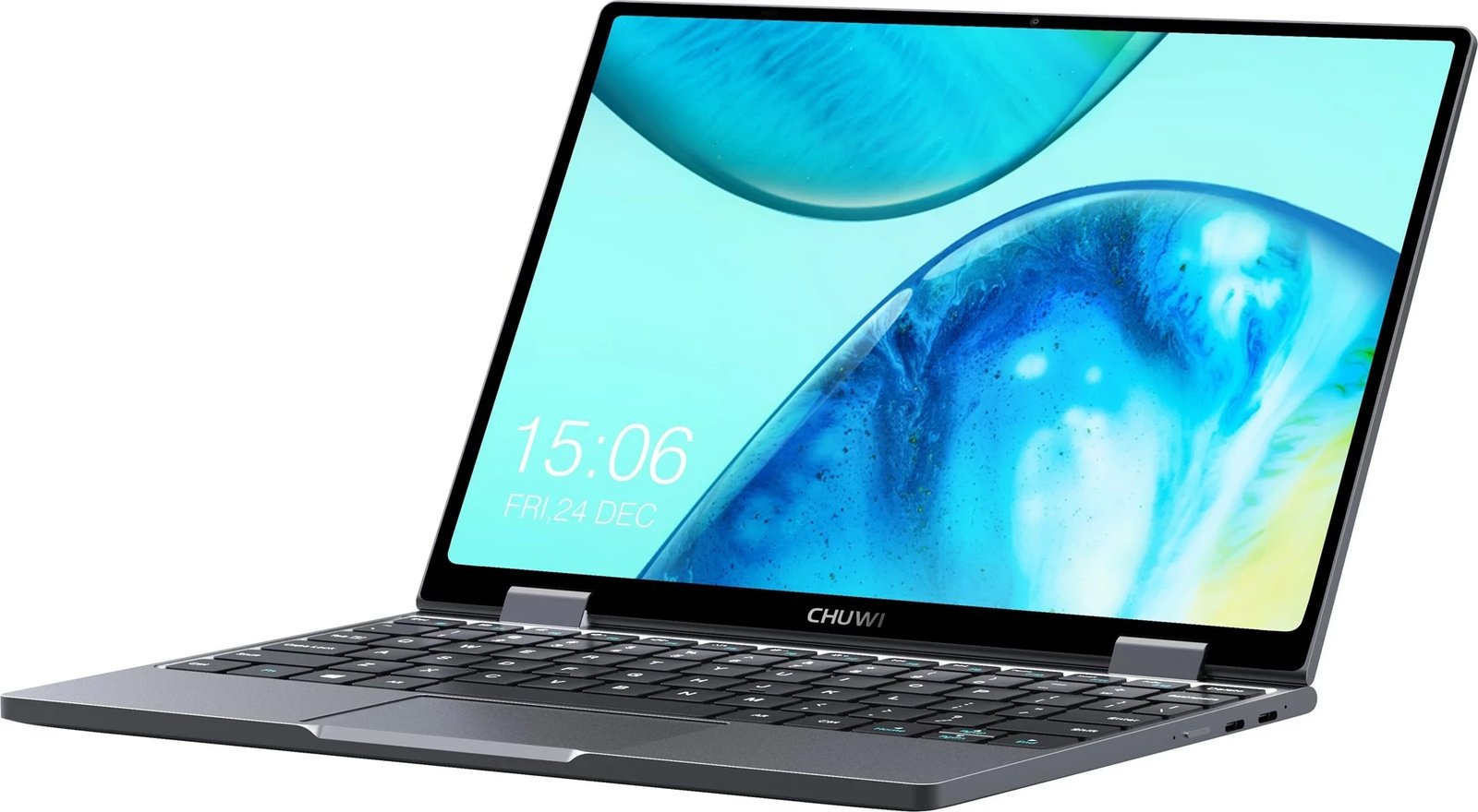 Laptop CHUWI MiniBook-X-2023-K2-SR, 10.51" TouchScreen, 12 GB RAM, 512 GB SSD, Silver