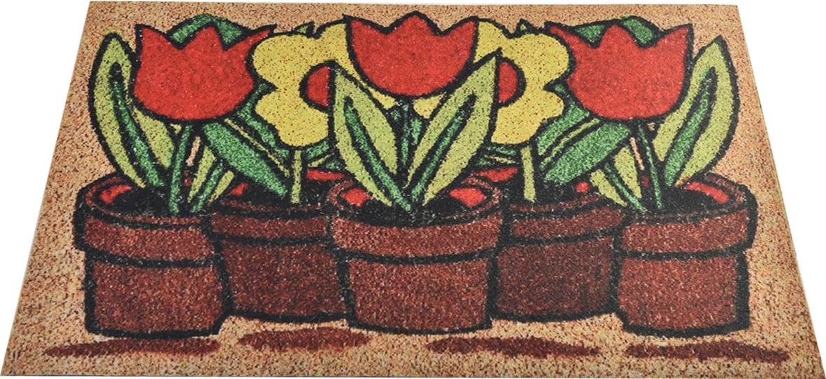 Shilte hyrëse PVC Conceptum Hypnose, Lale, shumëngjyrëshe, 40x60cm