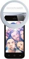 Ringlight për celular Realpower, LED, 36 drita, 8.5 cm, gri