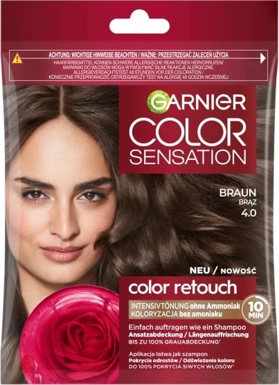 Shampone ngjyrosëse për femra Garnier Color Sensation Color Retouch 4.0 Kafe, 1 copë