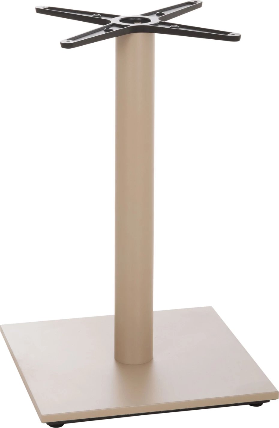 Baza tavoline metalike, ngjyrë kapuçino mat, FH438.25, 46x46x72cm