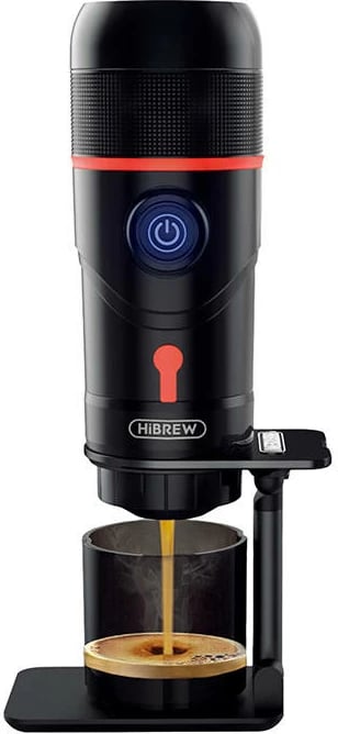 Aparat portativ për kafe HiBREW H4 Premium, 15 bar, 80W, me kuti mbrojtëse