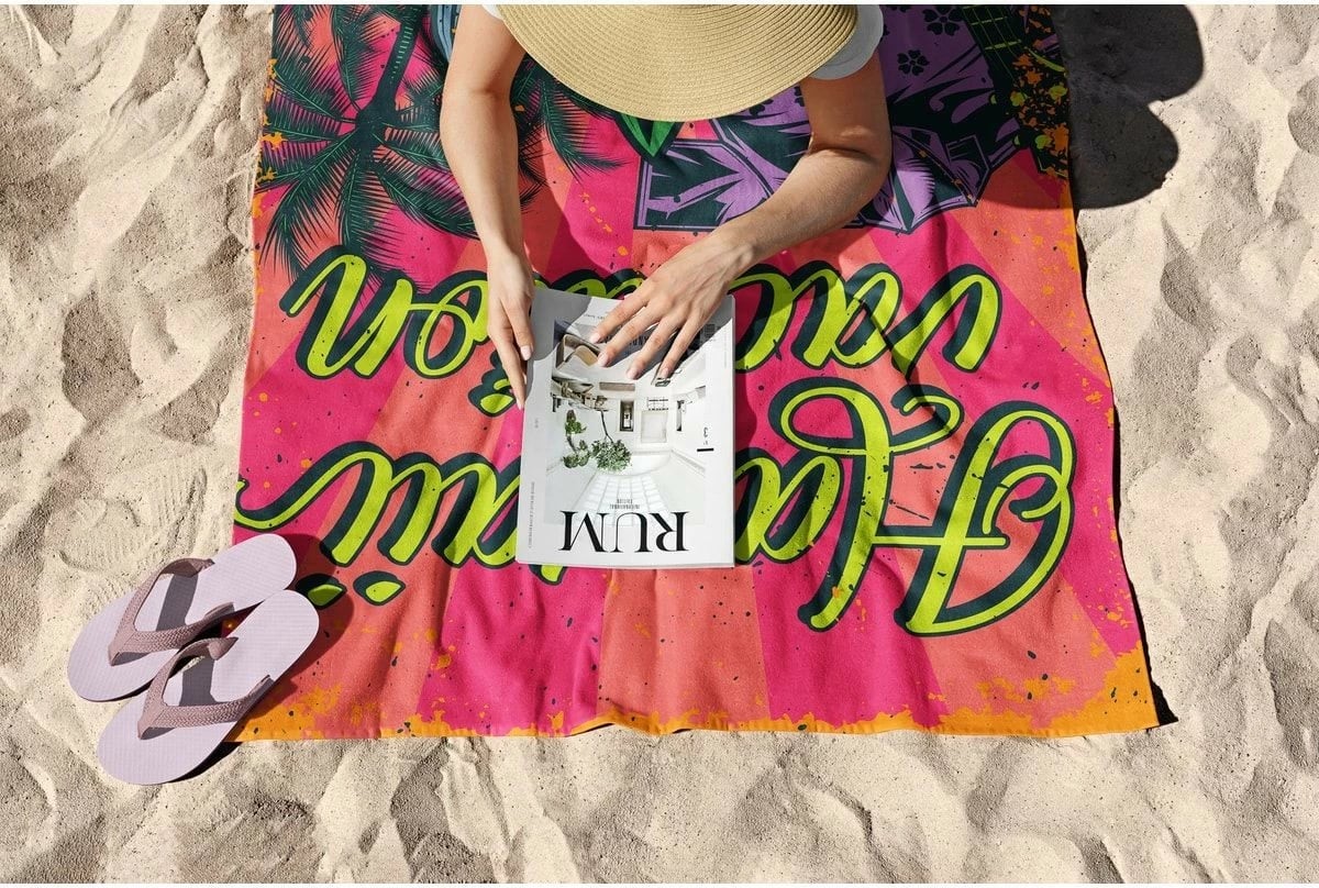 Peshqir plazhi Mijolnir, pushime në Hawaii, 90x150cm