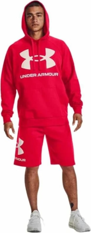 Duks pa kapuç Under Armour Rival Fleece për meshkuj, ngjyrë e kuqe