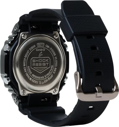 Orë dore CASIO G-SHOCK OAK METAL COVERED, e zezë