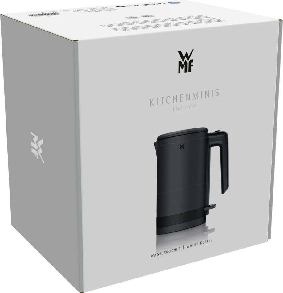 Çajnik elektrik WMF KITCHENminis 0413140071, 0.8 L, 1800 W, i zi, çelik inox