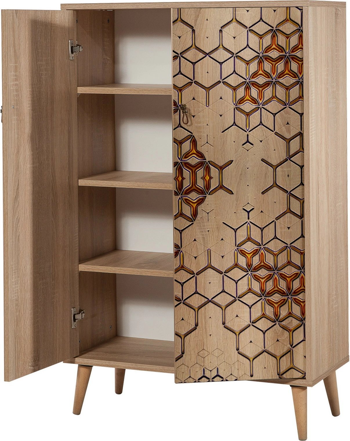 Dollap multifunksional Hanah Home, Multibox - 720, ngjyrë lisi Sonoma