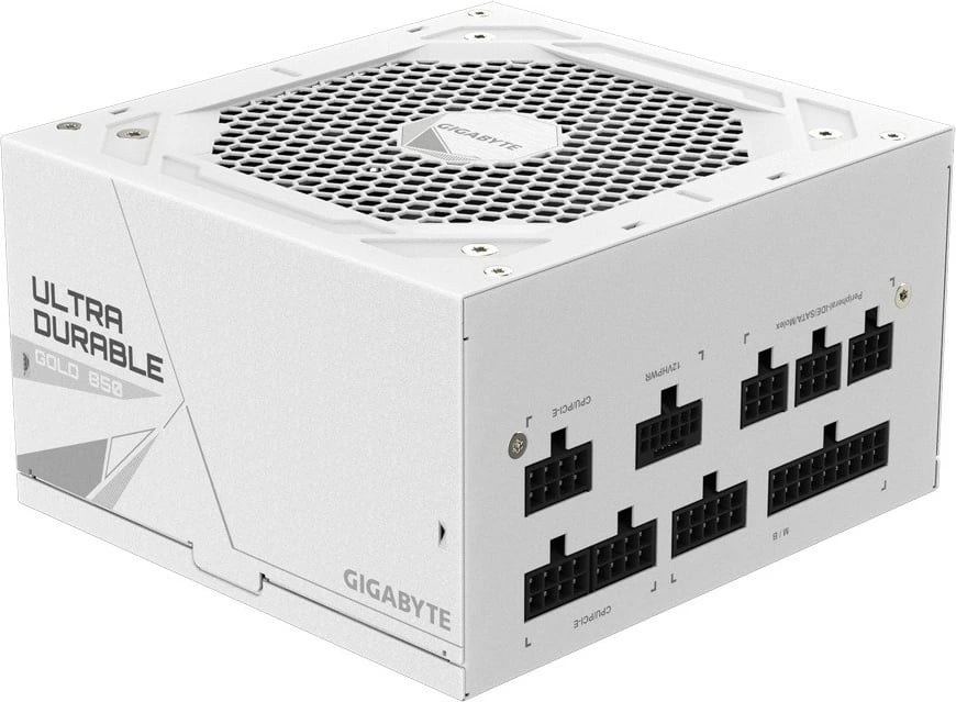 Kasë energjie Gigabyte GP-UD850GM PG5W, 850W, 80 PLUS Gold, modulare, Bardhë