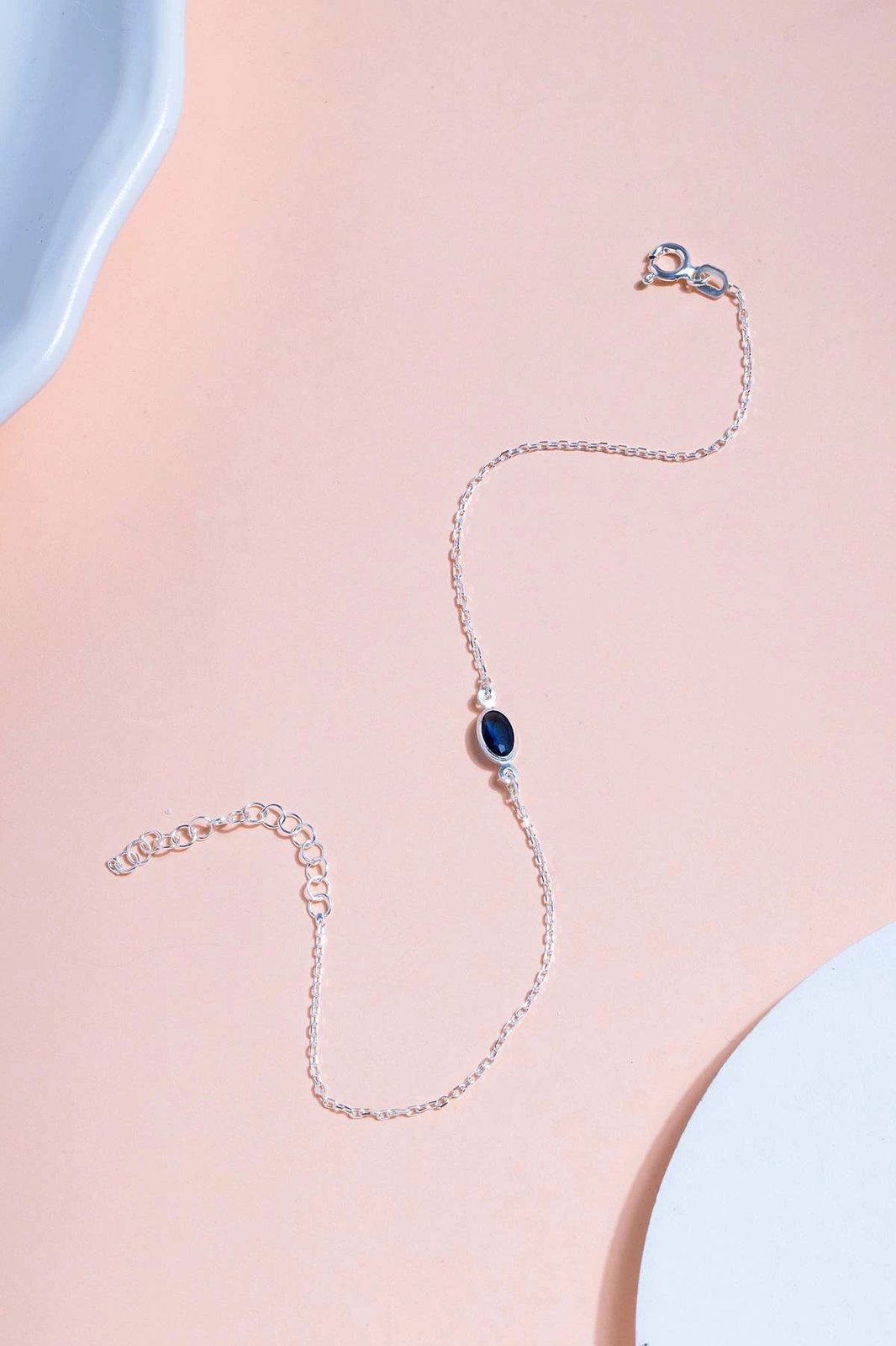 Byzylyk argjendi Jumeon, ngjyrë kaltër e errët, TFNY65227