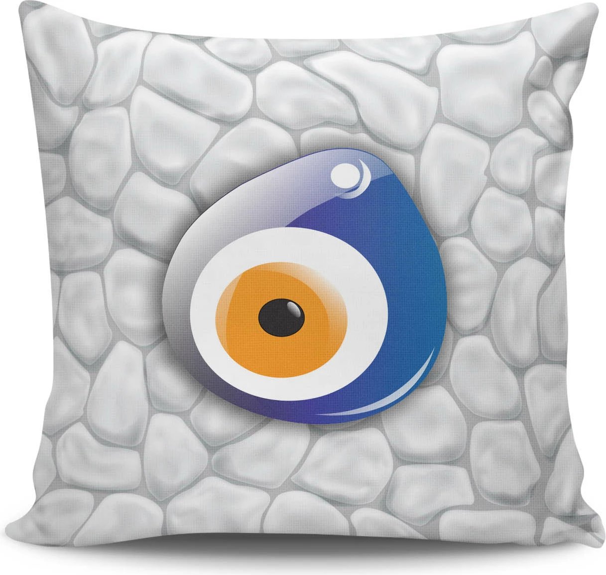 Jastëk dekorativ Aberto Design, NKRLNT-069, shumëngjyrësh, 43x43cm