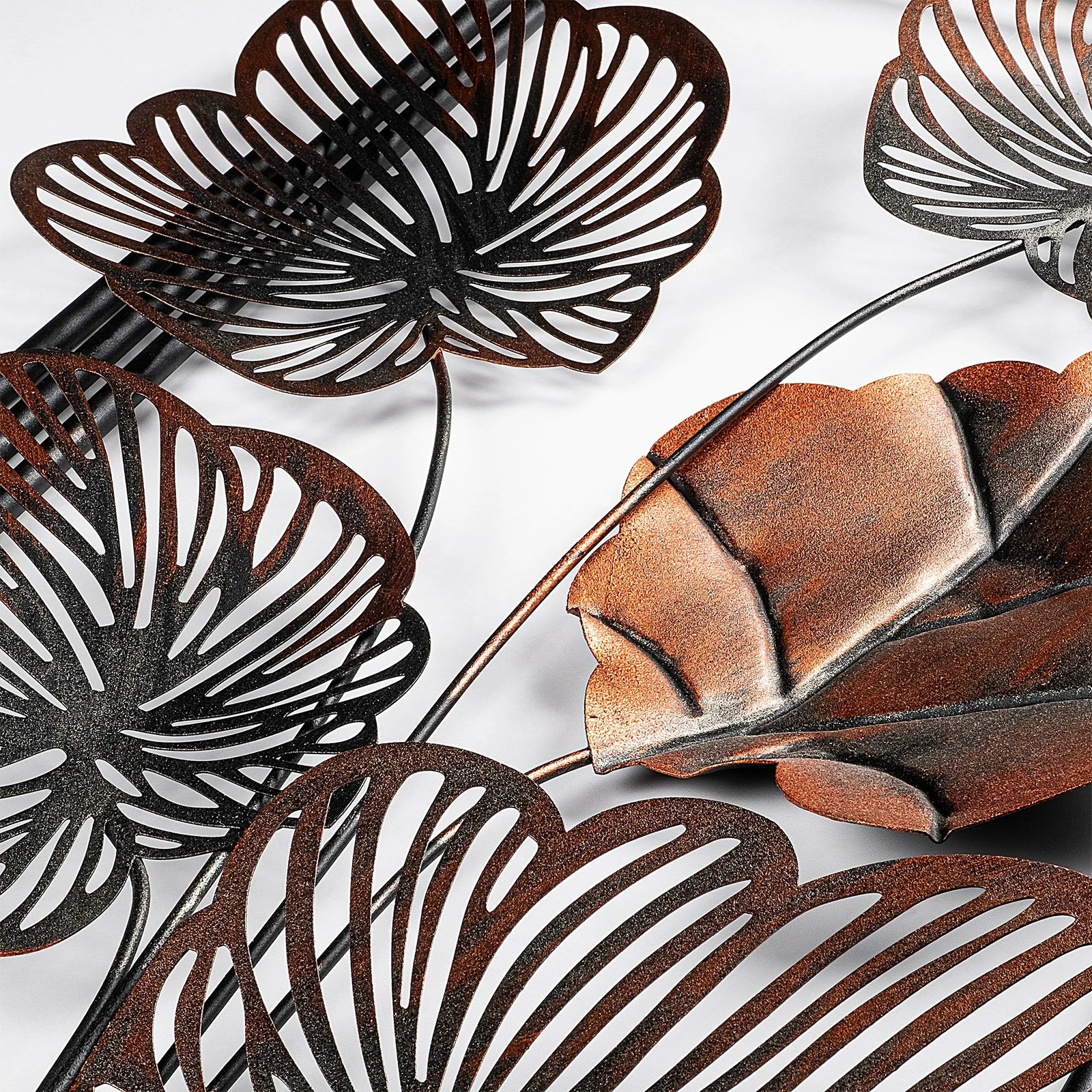 Aksesor dekorativ metalik për mur Wallity, Daiyu 4, shumëngjyrësh, 48x87x4cm