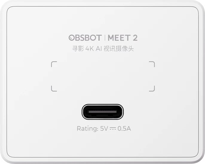 Webcam OBSBOT Meet 2, 4K, mikrofon i integruar, e bardhë