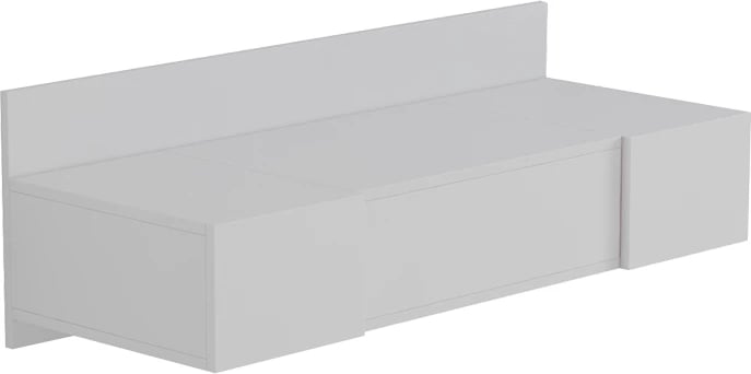 Tavolinë për grim me pasqyrë, ngjyrë e bardhë, 100x39.1x33cm