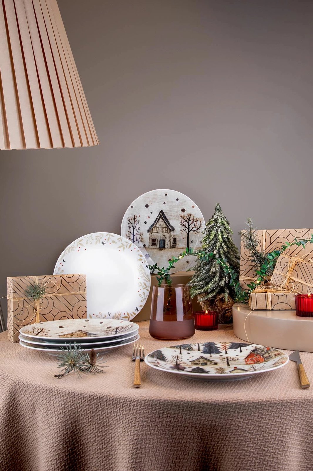 Set për shërbim ëmbëlsirash (6 copë), Hermia Concept, NNZG21DUS6885684