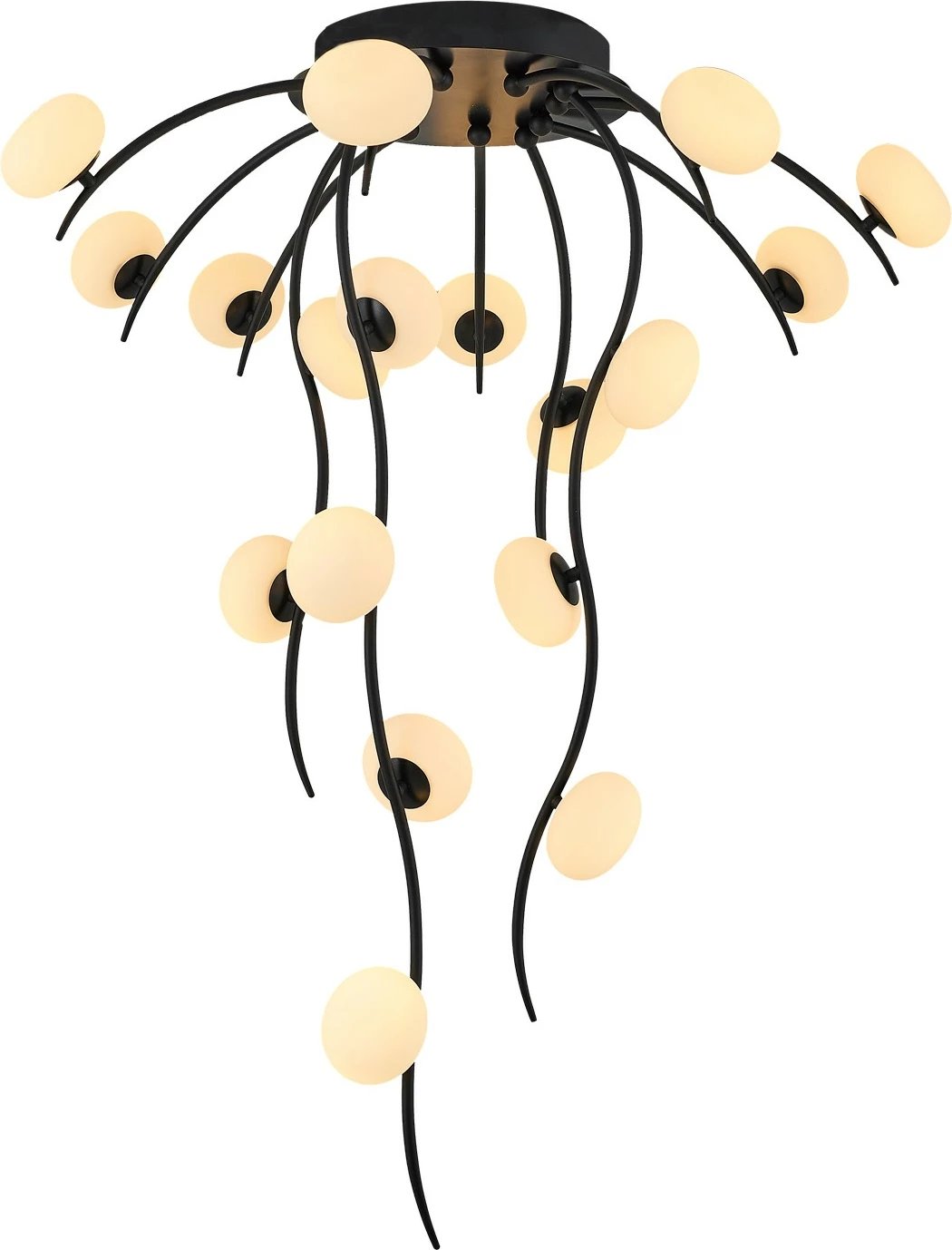 Llambë qelqi varëse Opviq, L1410, e zezë