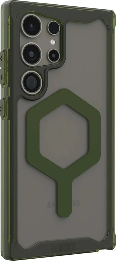 Mbështjellës Urban Armor Gear Plyo PRO për Samsung, 6.8", TPU, Olive/Transparent