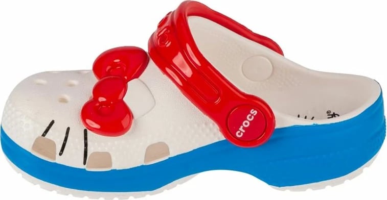 Papuqe Crocs për fëmijë, Hello Kitty, të bardha