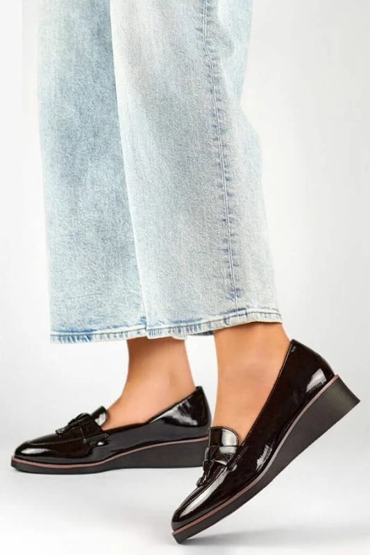 Këpucë platforme për femra Yakimasport 24-58266B, të zeza