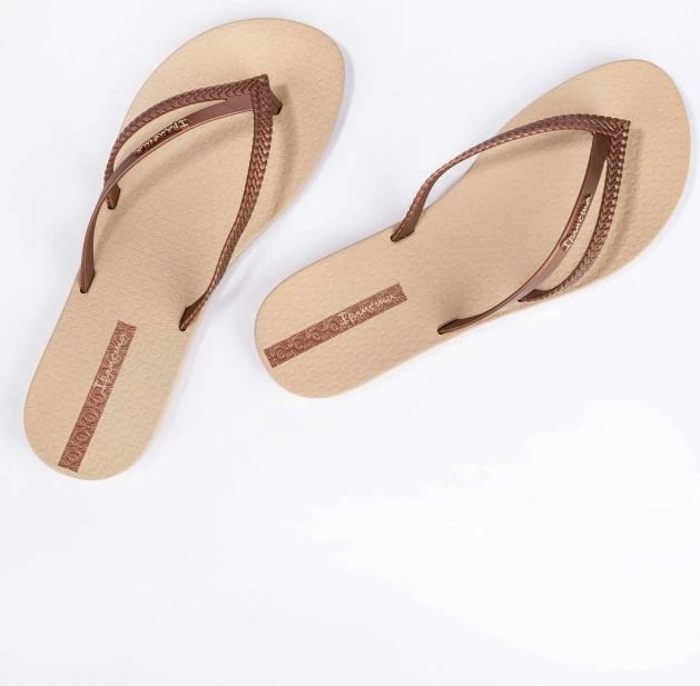 Flip-flopa për femra Ipanema, bezhë