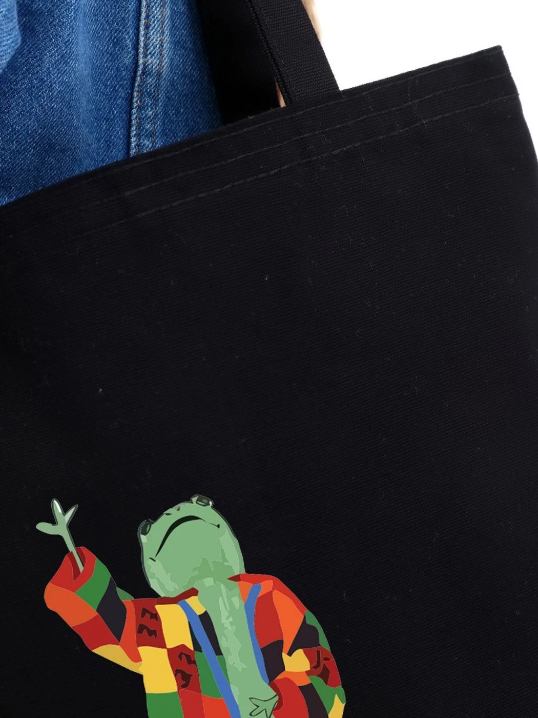 Çantë tote Zoozie Bags, model Pauldavis, ngjyrë e zezë, 35x40x8cm