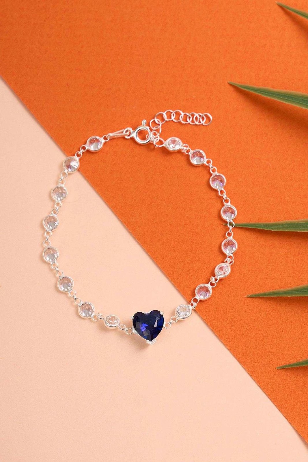 Byzylyk argjendi me zirkon ngjyrë kaltër e errët, Jumeon, TFNY65215Laci