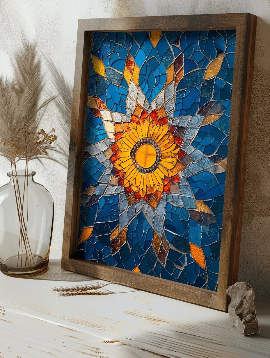 Pikturë dekorative me kornizë MDF, Wallity, GE067-L