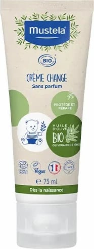 Krem për ndërrimin e pelenave Mustela Organic 75ml