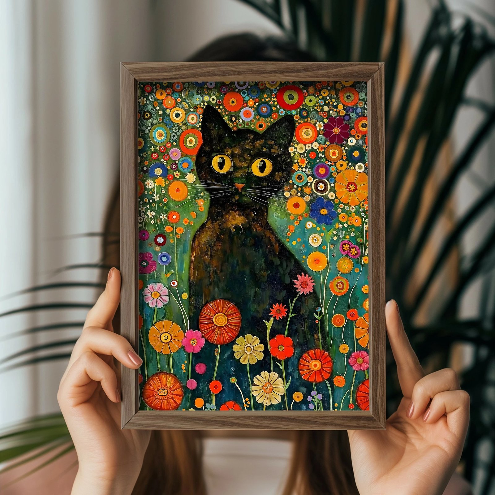 Pikturë dekorative me kornizë, MDF, shumëngjyrëshe, Wallity, GE214-L