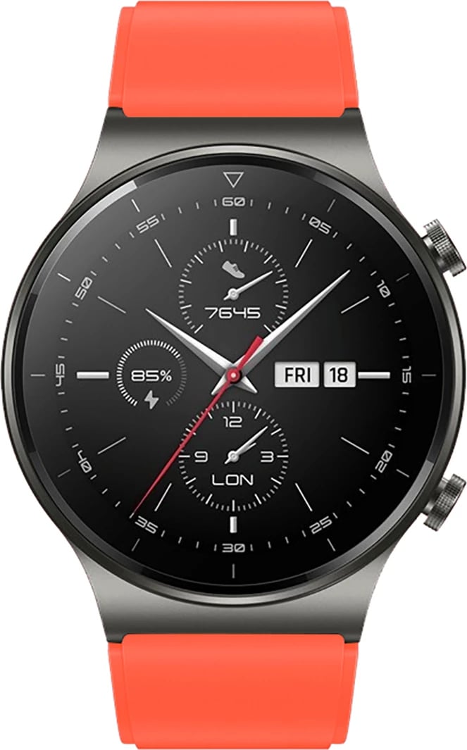 Rrip silikoni për Huawei Watch GT 2/3/4/2 Pro/3 Pro/4 Pro/GT 2e 46mm Hurtel, Portokalli