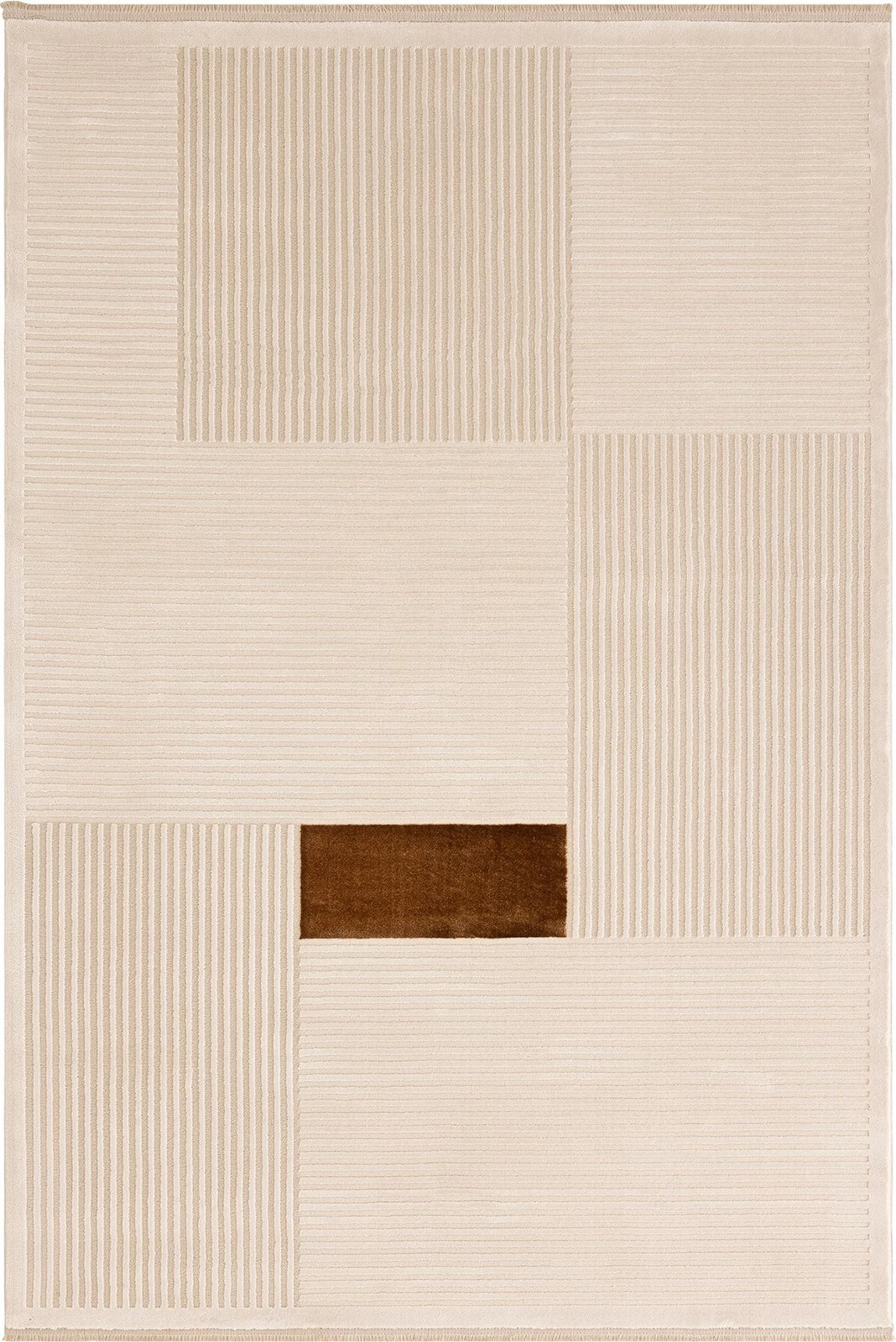 Qilim (160 x 230) Conceptum Hypnose, Farahan A0859A, krem dhe kanellë