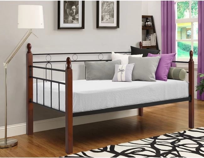 Divan-krevat REVEN, FH367, metal/druri, 90x190cm