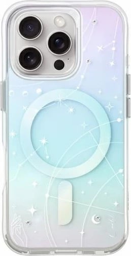 Mbështjellës UNIQ Coehl Celest me karikim magnetik për iPhone 16 Pro, Iridescent