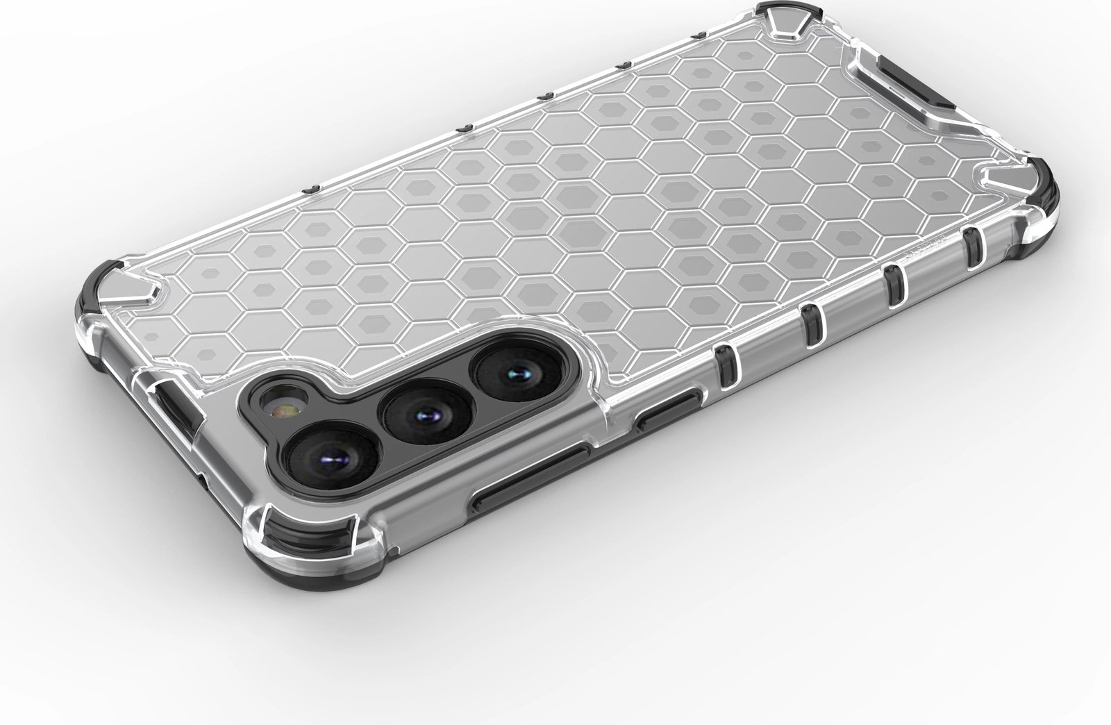 Mbështjellës Hurtel Honeycomb për Samsung Galaxy S23, i zi
