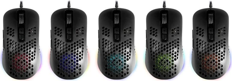 Maus Gaming Defender GM-620L, 12800 DPI, 7P RGB