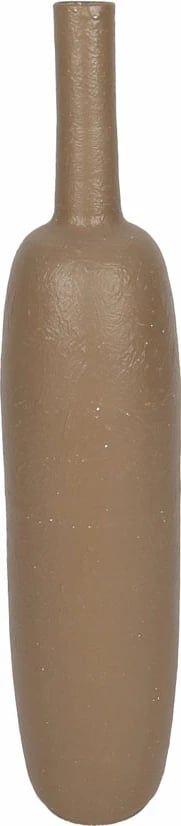 Vazo e gjatë metalike, ngjyrë kafe, 20x88cm