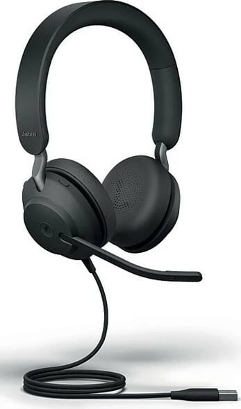 Headset Jabra Evolve2 40 SE, Wired, Calls/Music, 20 - 20000 Hz, 188 g, Black Headset Jabra Evolve2 40 SE, Wired, Calls/Music, 20 - 20000 Hz, 188 g, Black