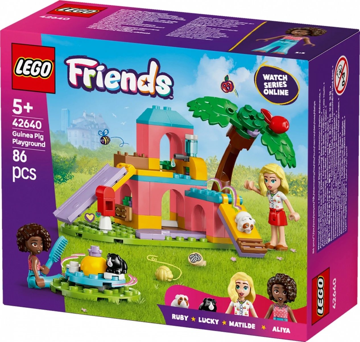 Set ndërtimi LEGO Friends 42640, 86 pjesë, me mini-dollë dhe hamsterë, shumëngjyrësh Set ndërtimi LEGO Friends 42640, 86 pjesë, me mini-dollë dhe hamsterë, shumëngjyrësh