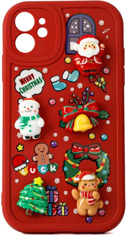 Fotroll për telefon TECH TIME Christmas Edition Cherry Red (IP16PLUS)