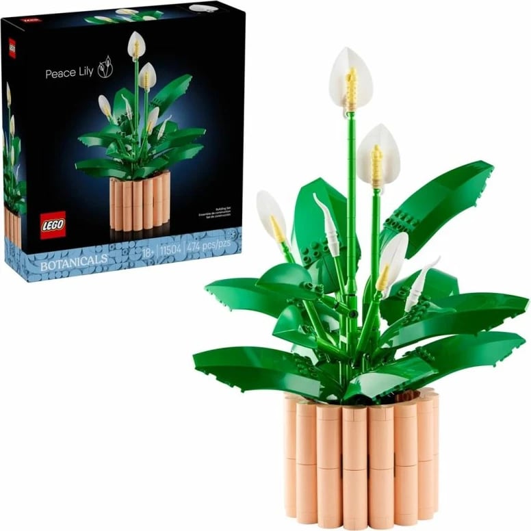 Set LEGO Botanical për të rritur, Spathiphyllum në vazo