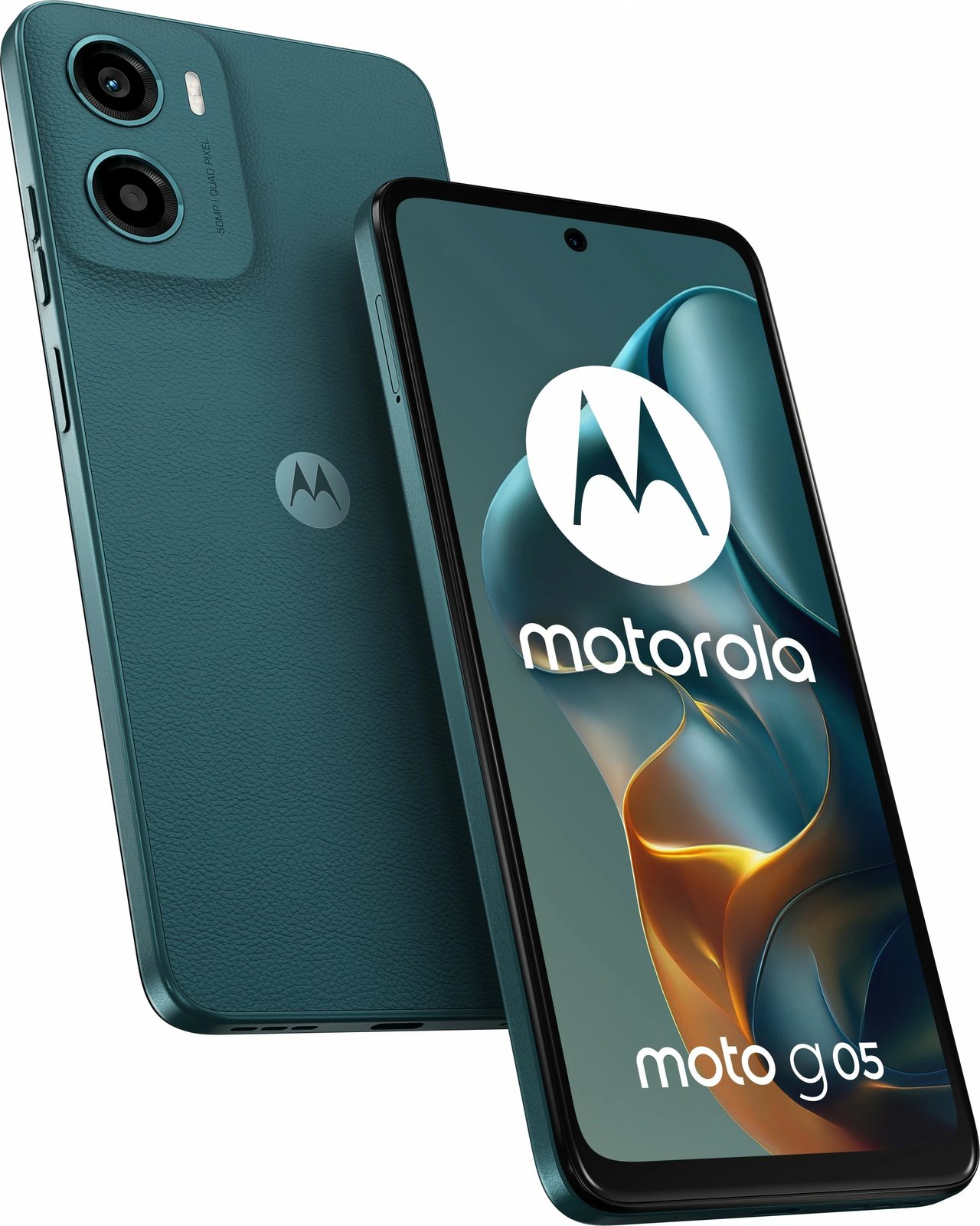 Celular Motorola moto g05, 4GB/128GB, 50MP, Android 15, gjelbër