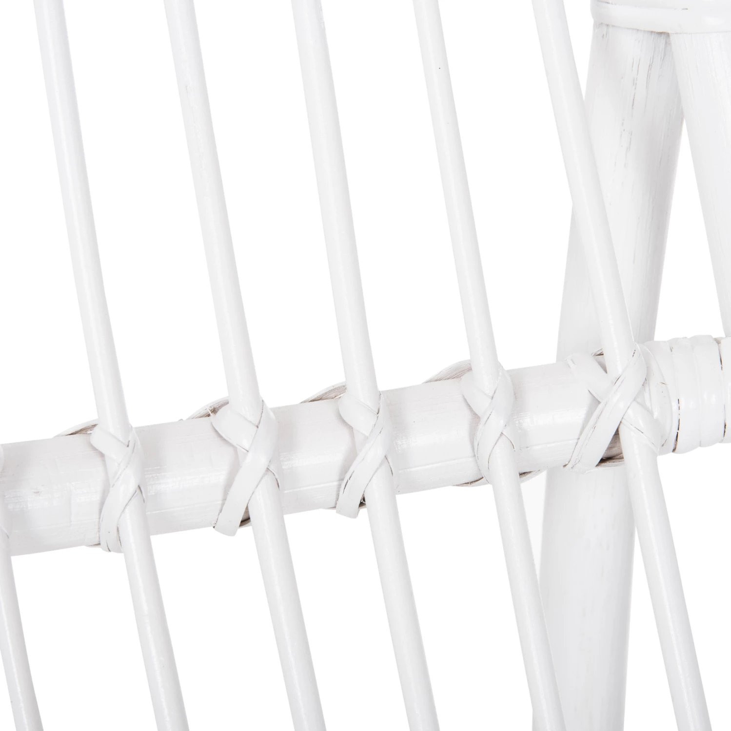 Karrige e jashtme GRINN FH9815.03, shkopinj ratan, ngjyrë e bardhë, 56.5x73.5x79.5H cm