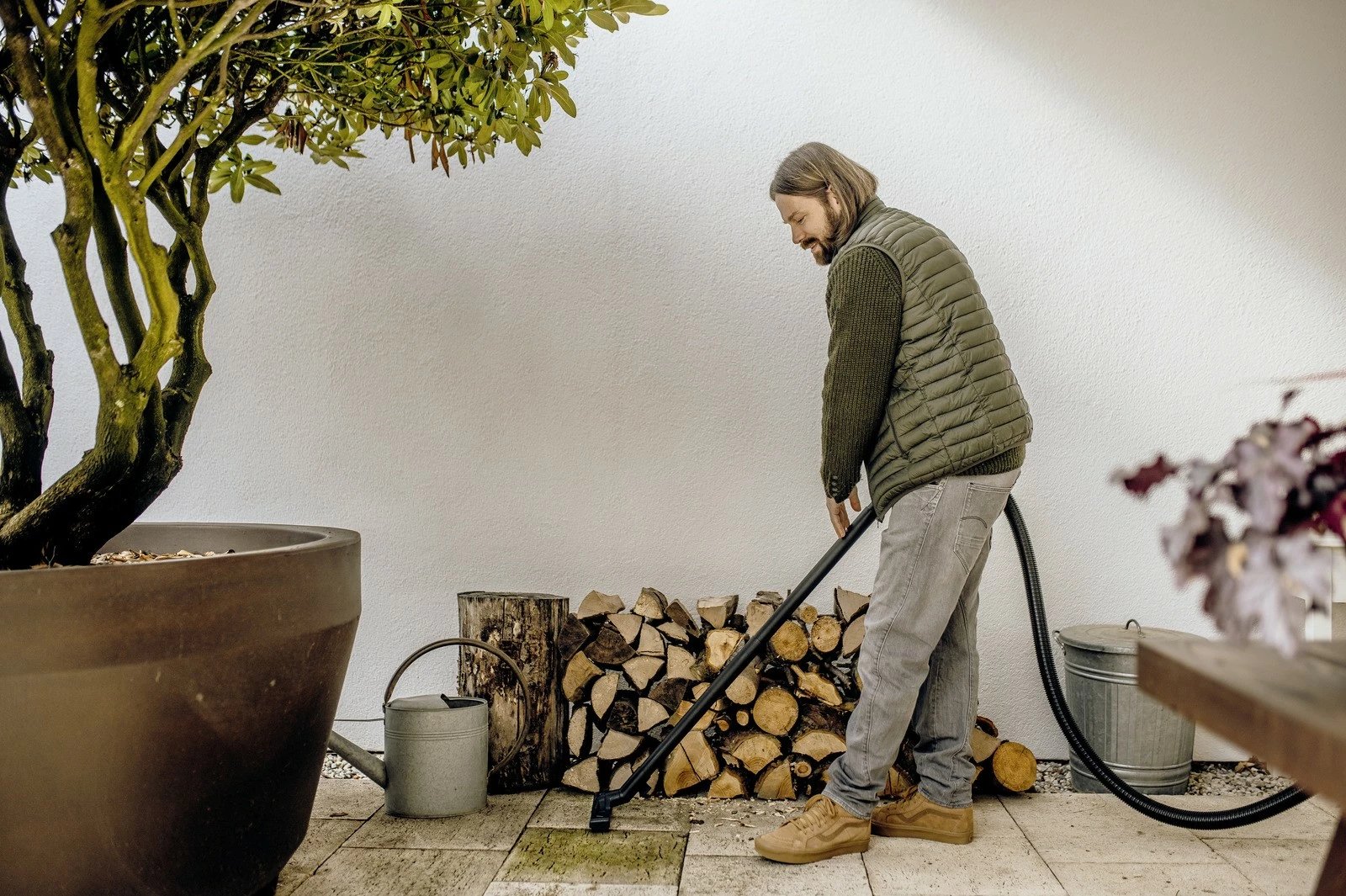 Fshesë me korrent Karcher WD3 V17/4/20, 17L, 1000W, Verdhë